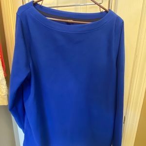 Lands End Boatneck Fleece Pullover